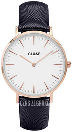 Cluse La Boheme Biały/Skóra Ø38 mm CL18029