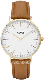 Cluse La Boheme Biały/Skóra Ø38 mm CL18409