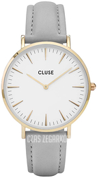 Cluse La Boheme Biały/Skóra Ø38 mm CL18414