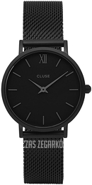 Cluse Minuit Czarny/Stal Ø33 mm CL30011