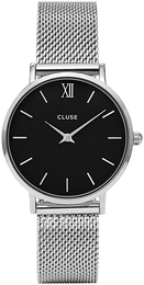 Cluse Minuit Czarny/Stal Ø33 mm CL30015