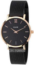 Cluse Minuit Czarny/Stal Ø33 mm CL30064
