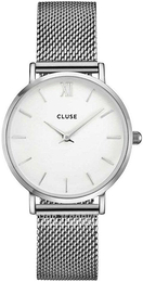 Cluse Minuit Biały/Stal Ø33 mm CS1401101028