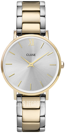 Cluse Minuit Srebrny/Stal w odcieniu złota Ø33 mm CW0101203028