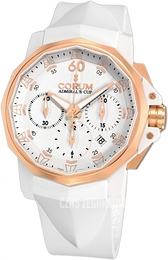 Corum Admirals Cup Challaenger 44 Biały/Guma Ø44 mm 753.804.03-0379 AN21