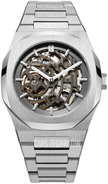 D1 Milano Skeleton Srebrny/Stal Ø42 mm SKBJ01