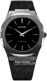 D1 Milano Ultra Thin Czarny/Skóra Ø40 mm UT04
