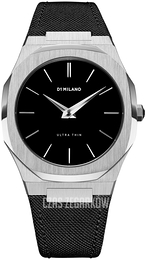 D1 Milano Ultra Thin Czarny/Skóra Ø40 mm UTNJ01