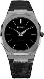 D1 Milano Ultra Thin Czarny/Skóra Ø40 mm UTNJ02