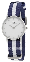 Daniel Wellington Classy Glasgow Biały/Tkanina Ø26 mm DW00100074