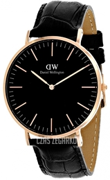 Daniel Wellington Classic Black Reading Czarny/Skóra Ø40 mm DW00100129