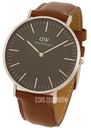Daniel Wellington Classic Black Bristol Czarny/Skóra Ø40 mm DW00100131