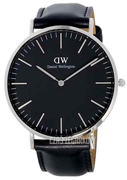 Daniel Wellington Classic Black Sheffield Czarny/Skóra Ø40 mm DW00100133