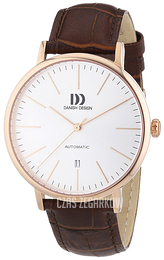 Danish Design Classic Srebrny/Skóra Ø40 mm 3310088