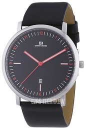 Danish Design Classic Czarny/Skóra Ø42 mm 3314466
