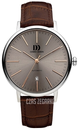 Danish Design Dress Szary/Skóra Ø42 mm IQ17Q1074