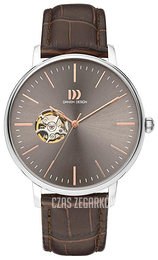 Danish Design Dress Szary/Skóra Ø42 mm IQ18Q1160