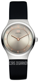 Danish Design Dress Srebrny/Skóra Ø26 mm IV14Q1072