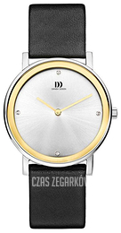 Danish Design Dress Srebrny/Skóra Ø34 mm IV15Q1042
