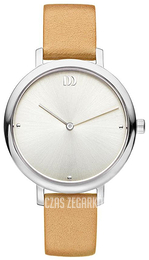 Danish Design Dress Srebrny/Skóra Ø36 mm IV29Q1161