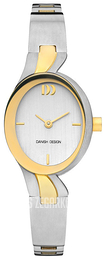 Danish Design Dress Srebrny/Stal w odcieniu złota Ø22 mm IV65Q1086