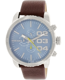 Diesel Double Down Niebieski/Skóra Ø51 mm DZ4330