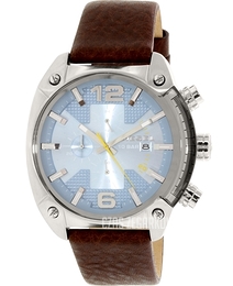 Diesel Analog Niebieski/Skóra Ø47 mm DZ4340