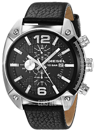 Diesel Analog Czarny/Skóra Ø47 mm DZ4341