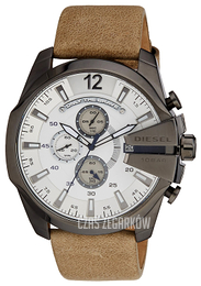 Diesel Analog Biały/Skóra Ø51 mm DZ4359