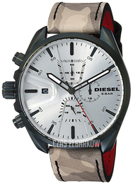 Diesel Chronograph Srebrny/Skóra Ø47 mm DZ4472
