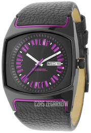 Diesel Analog Czarny/Skóra Ø38 mm DZ5166