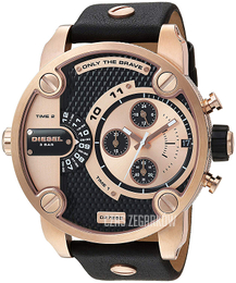 Diesel Little Daddy Czarny/Skóra Ø50 mm DZ7282