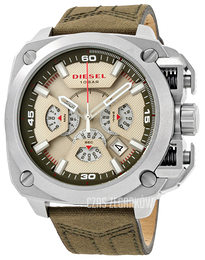 Diesel Chronograph Beżowy/Skóra DZ7367