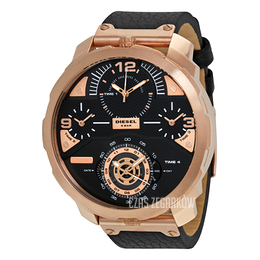 Diesel Chronograph Czarny/Skóra Ø55 mm DZ7380