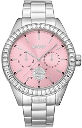 DKNY Nolita Multi Glitz Różowy/Stal Ø40 mm DK1L027M0025