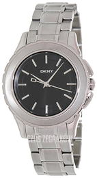 DKNY Dress Czarny/Stal Ø42 mm NY1522