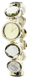 DKNY Crystal Żółte złoto/Stal w odcieniu złota Ø20 mm NY2124