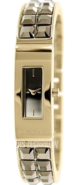 DKNY Crystal Żółte złoto/Stal w odcieniu złota NY2228