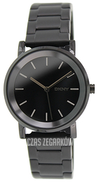 DKNY Dress Czarny/Stal Ø34 mm NY2240
