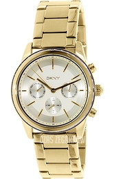 DKNY Crystal Szampański/Stal w odcieniu złota Ø38 mm NY2330