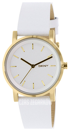 DKNY Dress Biały/Skóra Ø34 mm NY2340