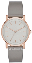 DKNY Soho Szary/Skóra Ø34 mm NY2341