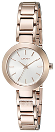DKNY Dress Srebrny/Stal w kolorze różowego złota Ø28 mm NY2400