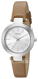DKNY Dress Srebrny/Skóra Ø28 mm NY2406