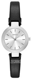DKNY Dress Srebrny/Skóra Ø28 mm NY2407