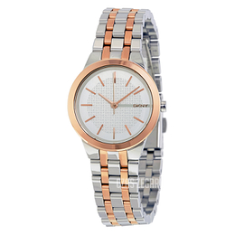 DKNY Dress Srebrny/Stal w kolorze różowego złota Ø28 mm NY2493