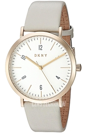DKNY Dress Biały/Skóra Ø36 mm NY2507