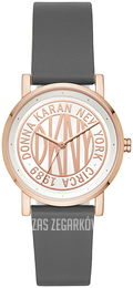 DKNY Soho Biały/Skóra Ø34 mm NY2764