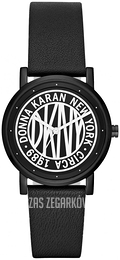 DKNY Soho Czarny/Skóra Ø34 mm NY2765