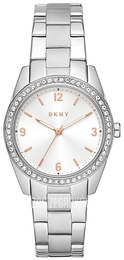 DKNY Nolita Biały/Stal Ø34 mm NY2901